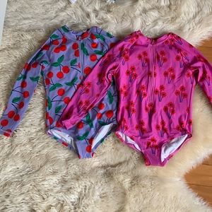 2 Hanna Andersson swimsuits size 5 NWT